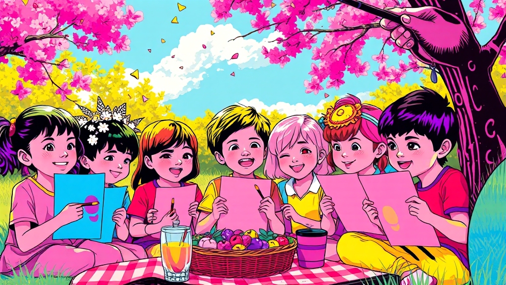 놀이처럼 즐기는 글쓰기 (popart 스타일)