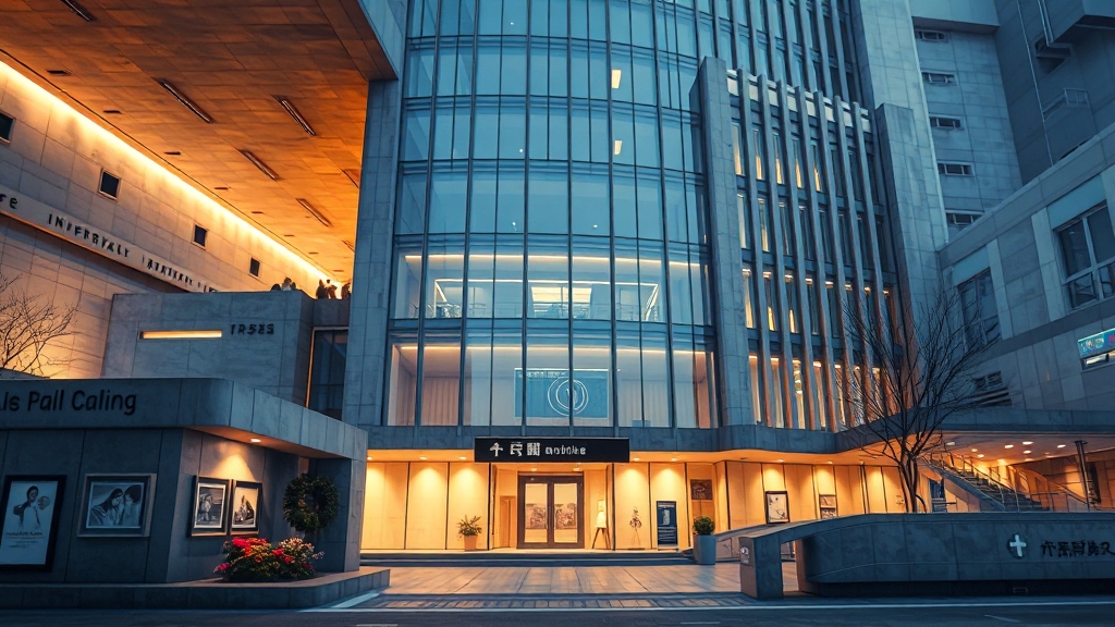 칠곡경대병원 장례식장 정보 (realistic 스타일)