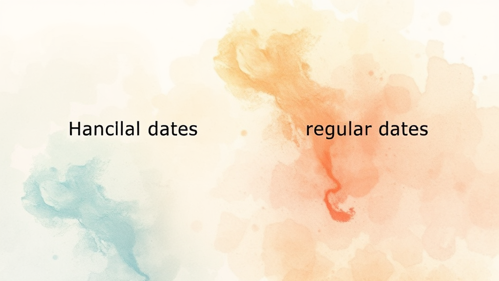 손없는 날 vs 일반 날짜 이사, 무엇이 다를까? (watercolor 스타일)