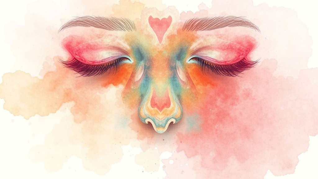 부비동암이란 무엇일까요? (watercolor 스타일)