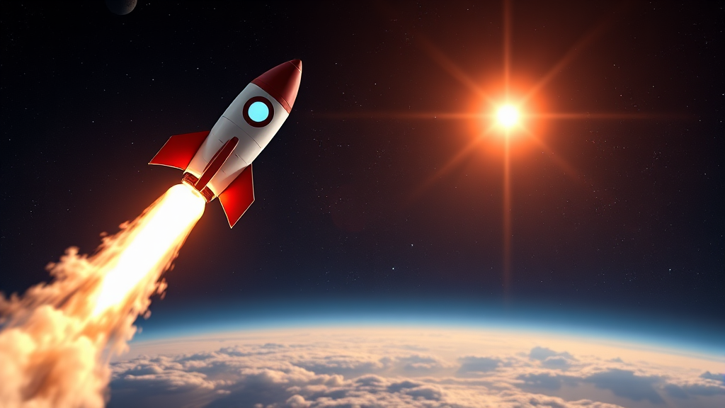 스페이스X 관련 투자 시 유의사항 (realistic 스타일)