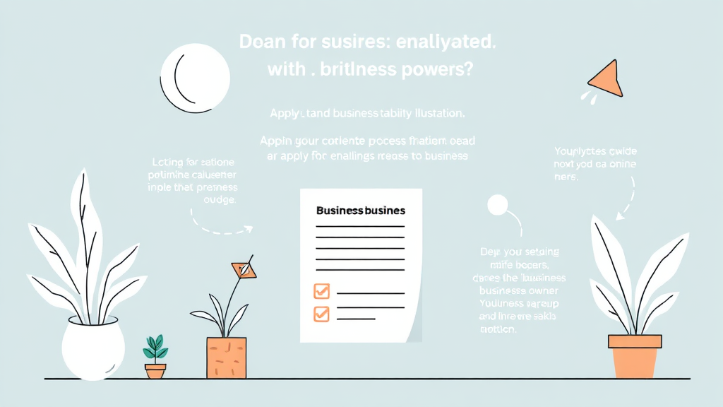 경영안정 바우처 신청, 어떻게 시작해야 할까요? (illustration 스타일)