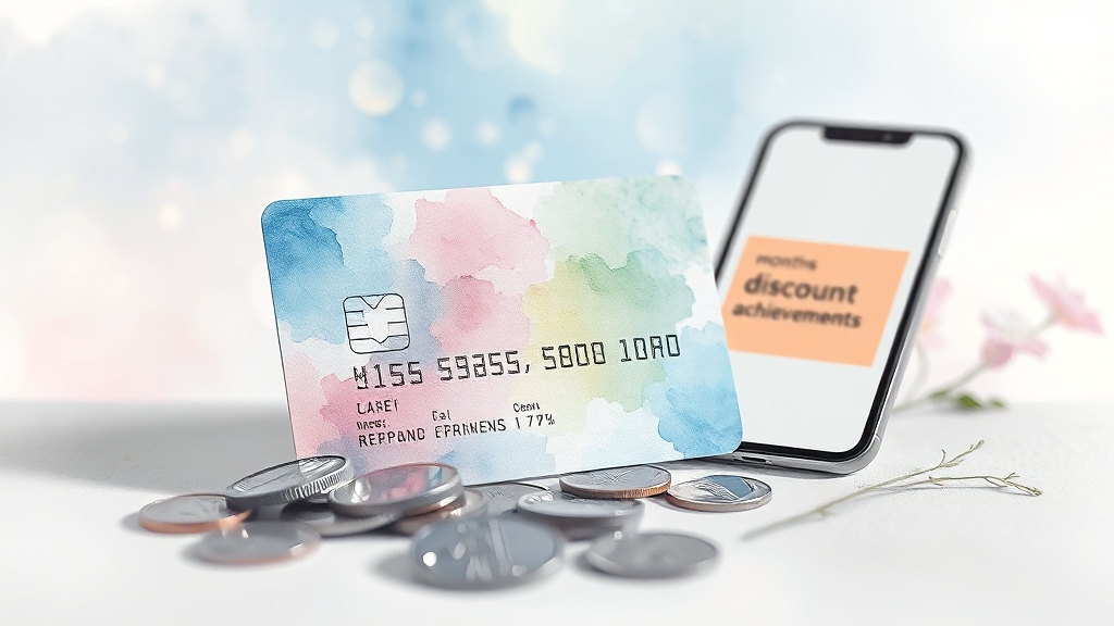 전월 실적과 할인: 상관관계 (watercolor 스타일)