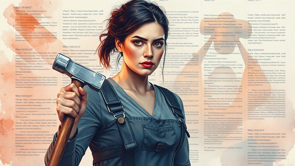 부당해고, 어떻게 대처해야 할까? (watercolor 스타일)