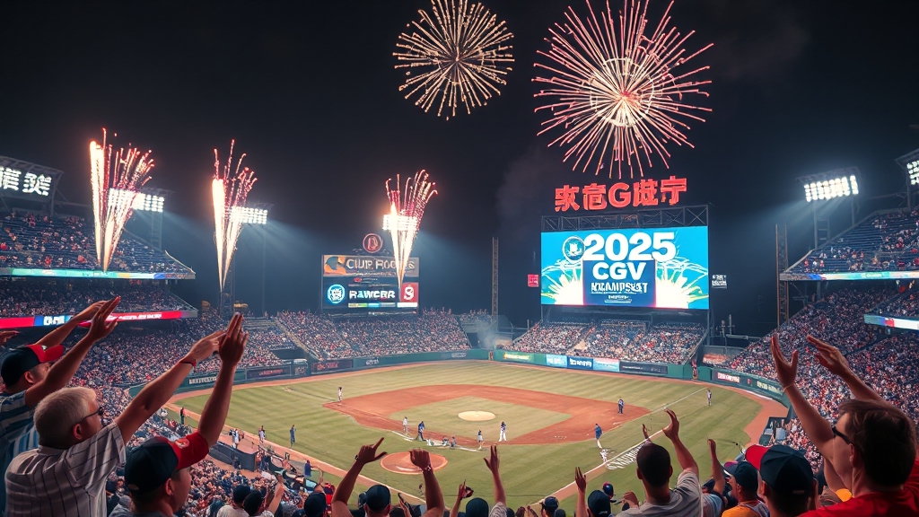 한국시리즈 관전 포인트 (realistic 스타일)