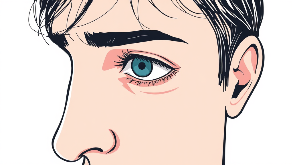 눈 떨림과 관련된 질환, 알아두세요 (illustration 스타일)