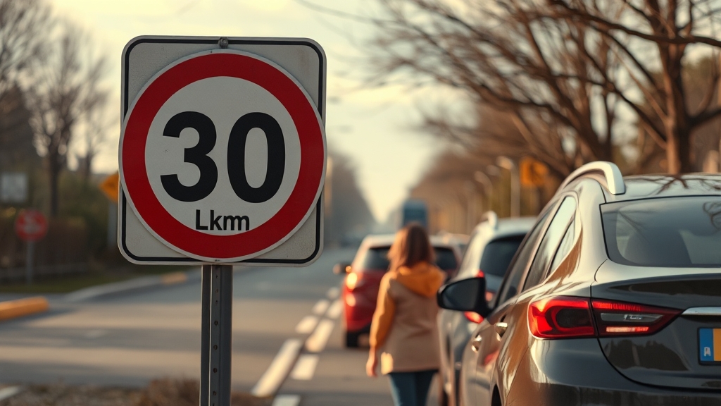 30km/h 제한속도 중요성 (realistic 스타일)