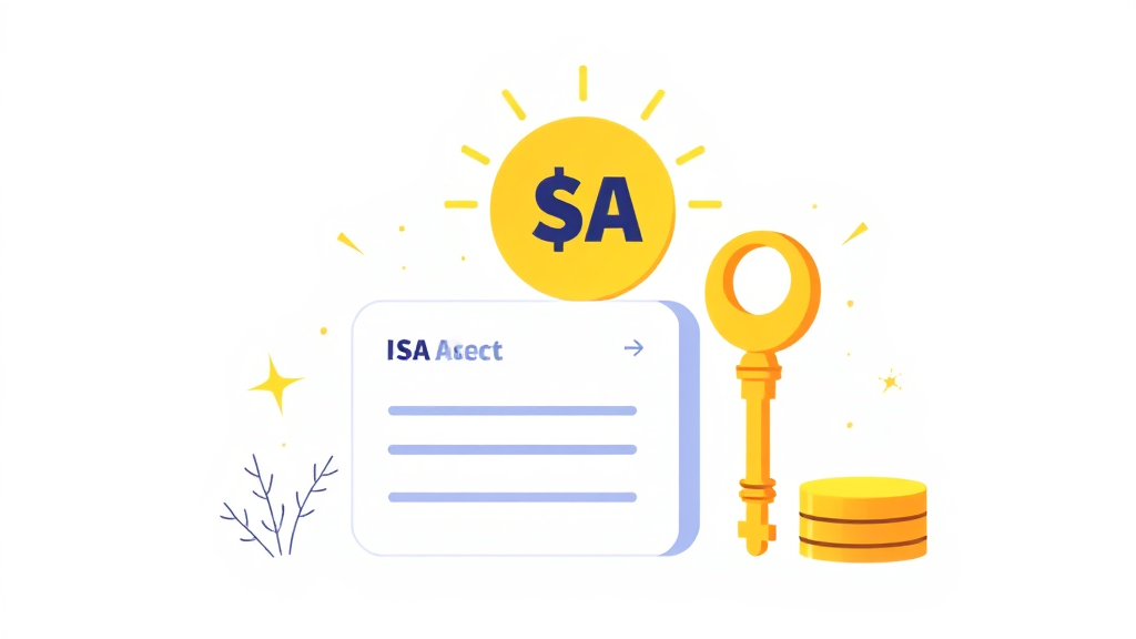 ISA 계좌 투자 시 유의사항 (illustration 스타일)