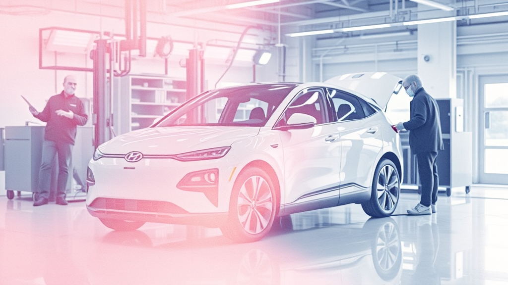 현대차 서비스센터, 왜 가야 할까? (watercolor 스타일)