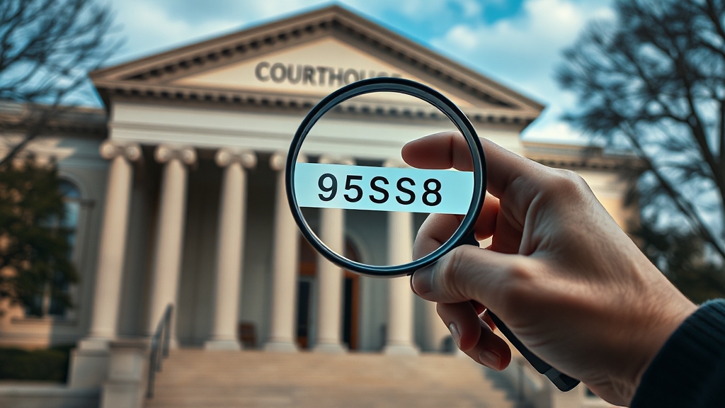 사건번호, 온라인 조회 방법 (realistic 스타일)