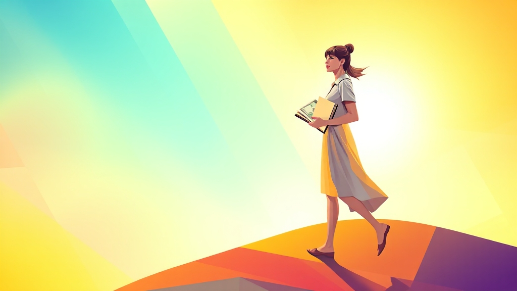 학자금 대출, 왜 중요할까요? (illustration 스타일)