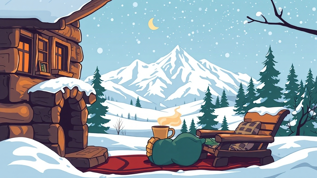 나만의 겨울 여행 계획 세우기 (cartoon 스타일)