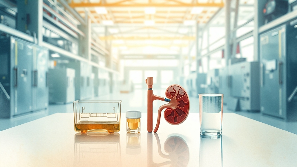 단백뇨 검사 방법과 결과 해석 (watercolor 스타일)