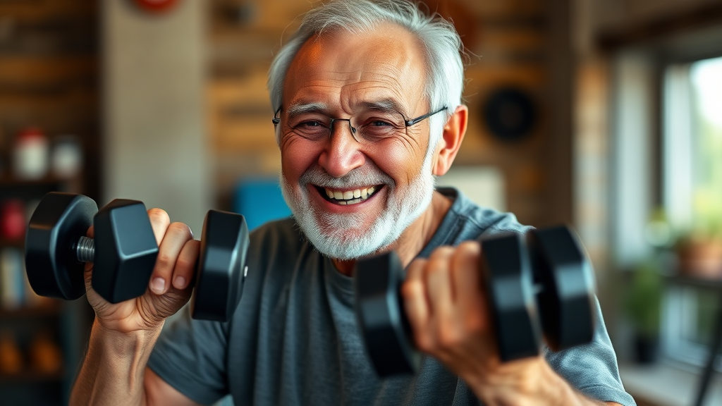 규칙적인 운동의 효과 (realistic 스타일)