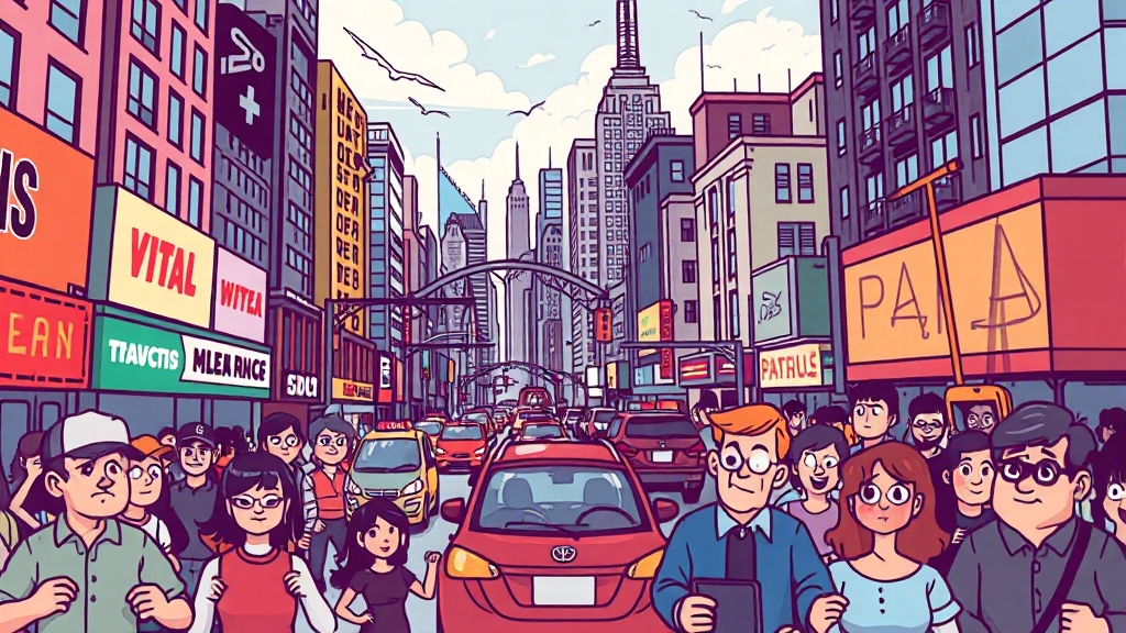 부과 대상 시설물 및 지역 (cartoon 스타일)