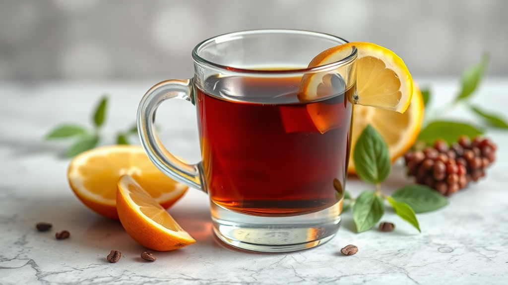 위염에 나쁜 차: 피해야 할 종류 (realistic 스타일)