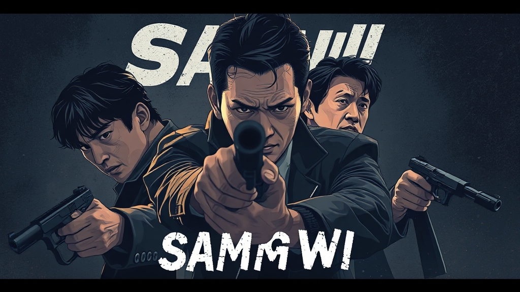 ‘사마귀’ 등장인물 분석 (illustration 스타일) (재시도)