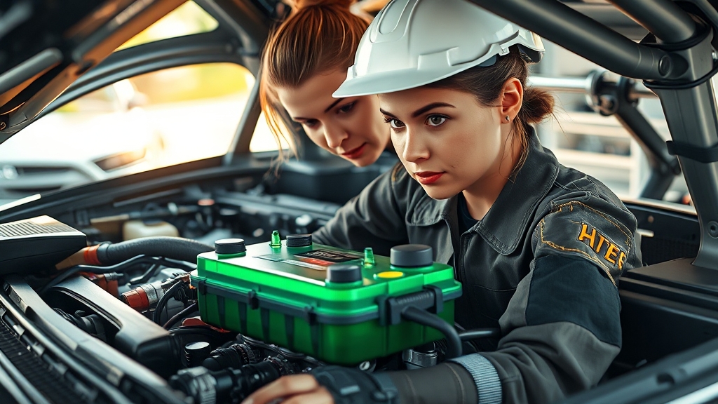 교체 전 필수 점검! (realistic 스타일)