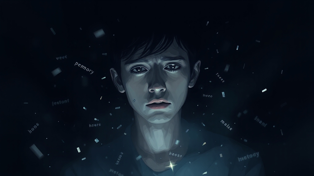 해리성 기억상실증이란? (illustration 스타일)