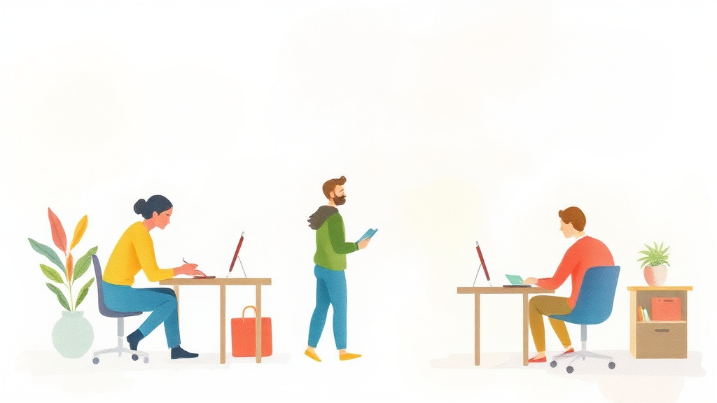 구직활동, 어떻게 해야 인정받을까? (watercolor 스타일)