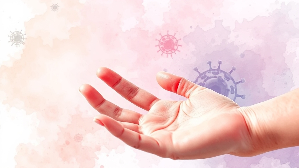 수족구 잠복기 (watercolor 스타일)