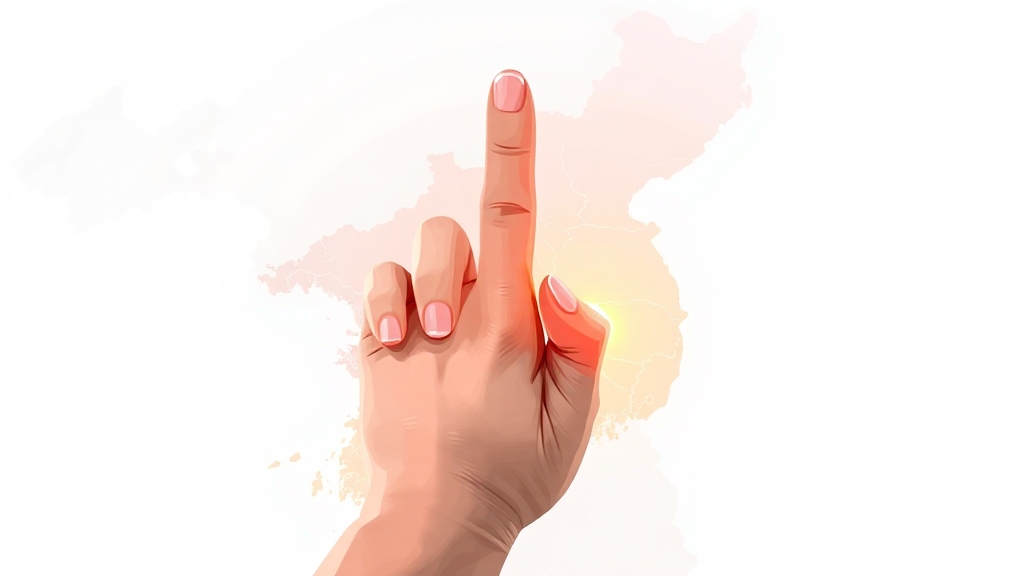 사전투표소 위치 찾는 법 (illustration 스타일)
