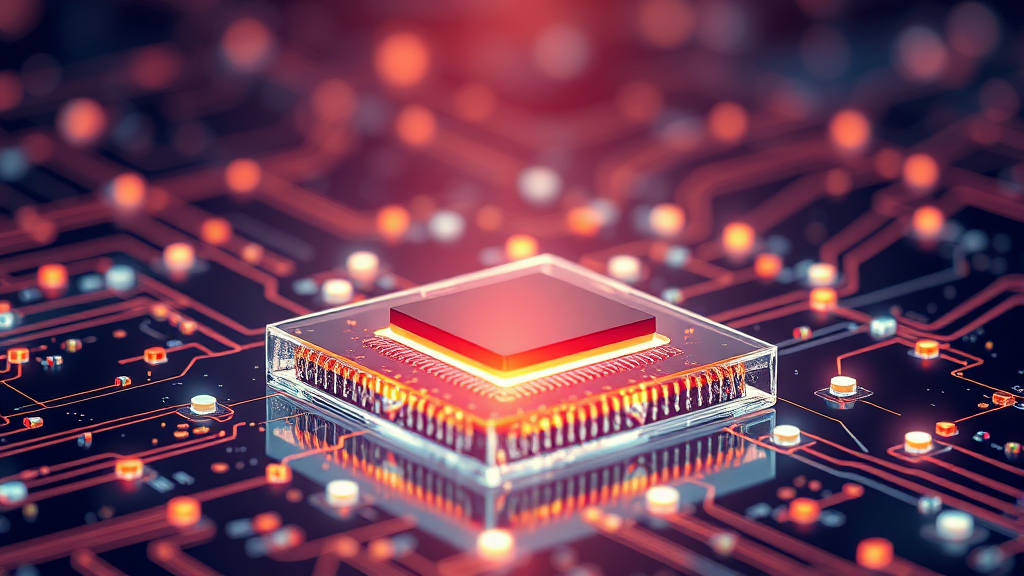 필옵틱스 AI 반도체 유리기판: TGV 기술력과 투자 전망 총정리 6 유리기판 시장 동향 및 필옵틱스의 경쟁력 (illustration 스타일)