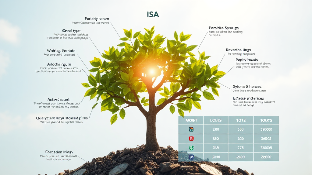 ISA 계좌 종류 비교 (realistic 스타일)