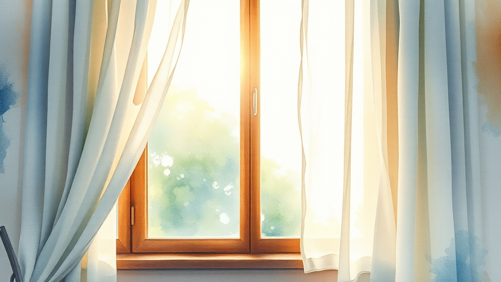 외부 열기 차단이 중요해요 (watercolor 스타일)