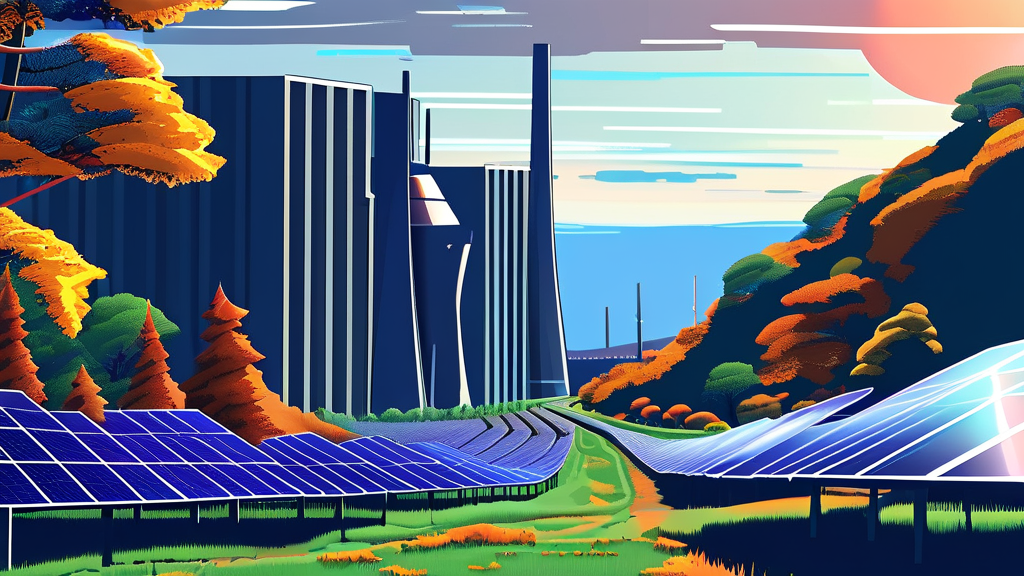 2차전지 투자 전략 및 시장 전망 (illustration 스타일)