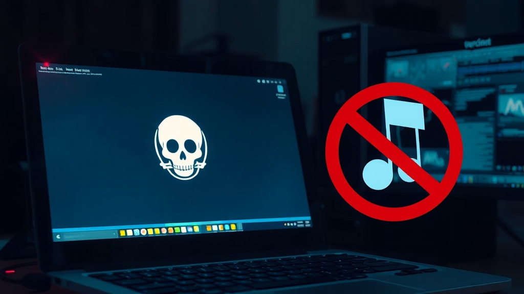 저작권 침해, 법적 문제 (realistic 스타일)