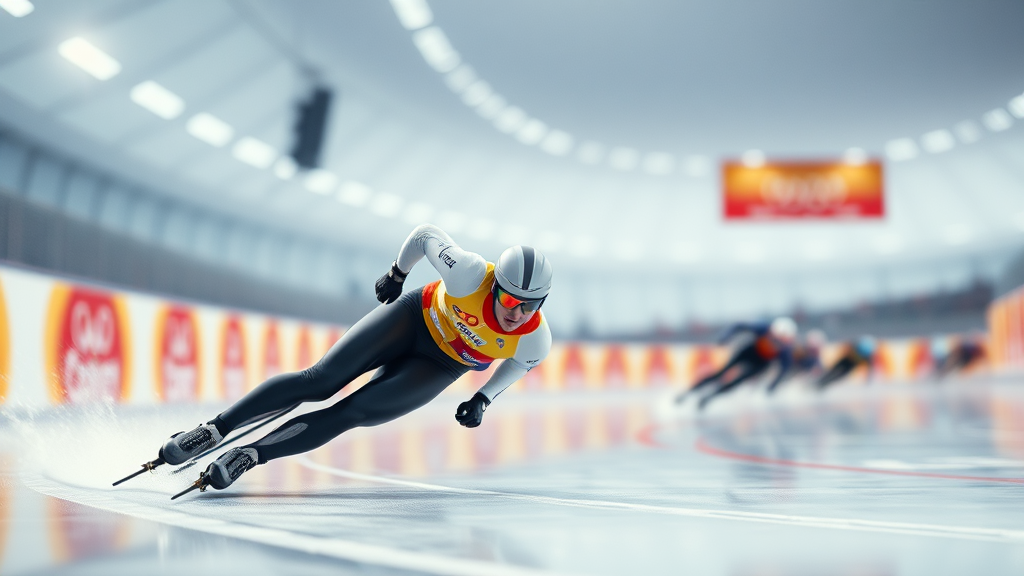 결승 레이스 상세 분석: 1,000m의 치열한 경쟁 (realistic 스타일)