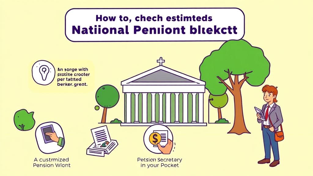 국민연금 예상수령액, 어디서 어떻게 조회하나요? (cartoon 스타일)