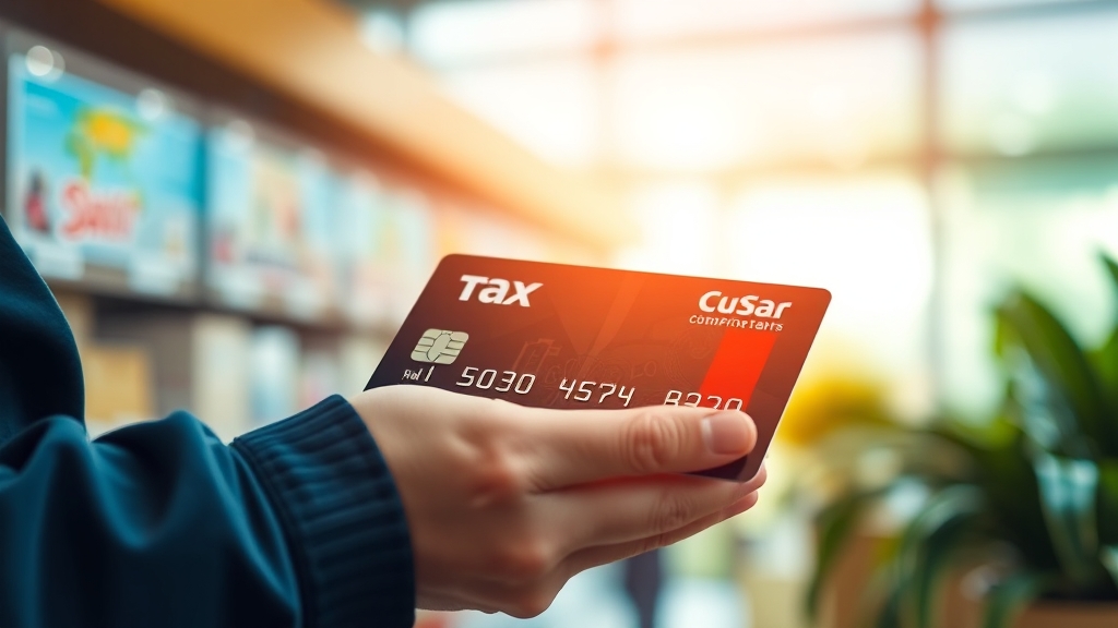 재산세 카드 납부 혜택 (realistic 스타일)