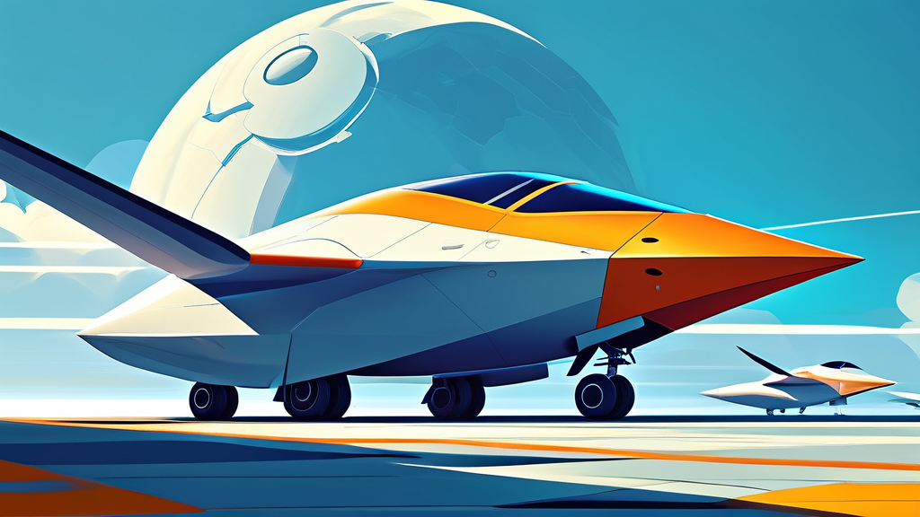 GE의 주요 사업 부문과 기술력 분석 (illustration 스타일)