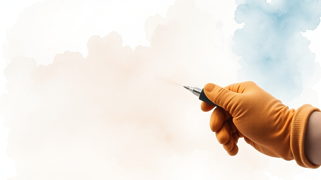 자가 교체 시 주의사항 (watercolor 스타일)