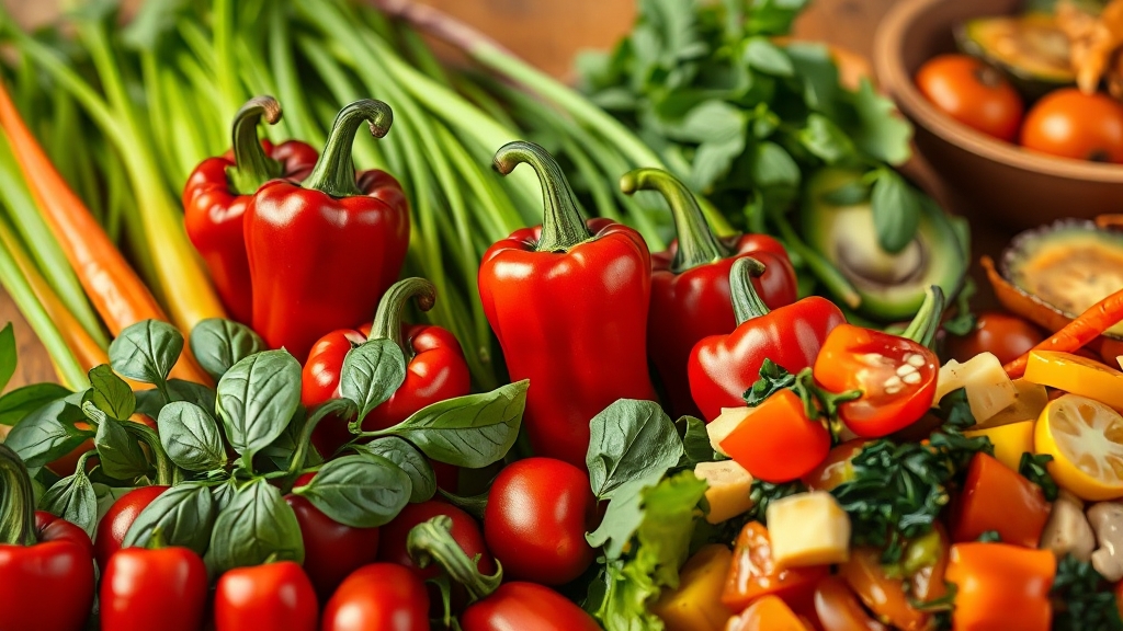 파프리카 고르는 법 & 보관법 (realistic 스타일)