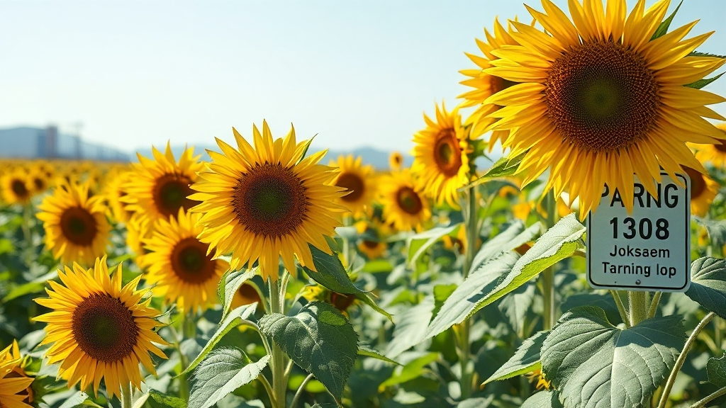 첨성대 해바라기밭 주차 정보 및 꿀팁 (realistic 스타일)