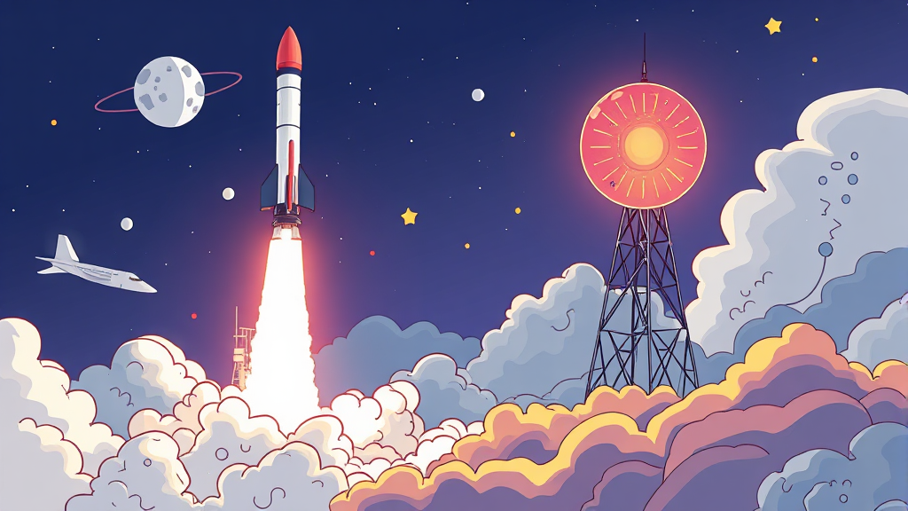 스페이스X 상장 임박? A to Z 6 스페이스X 관련 국내 기업 (illustration 스타일)