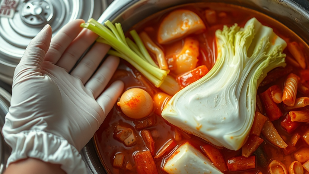 김장 도구, 미리 점검하세요! (realistic 스타일)