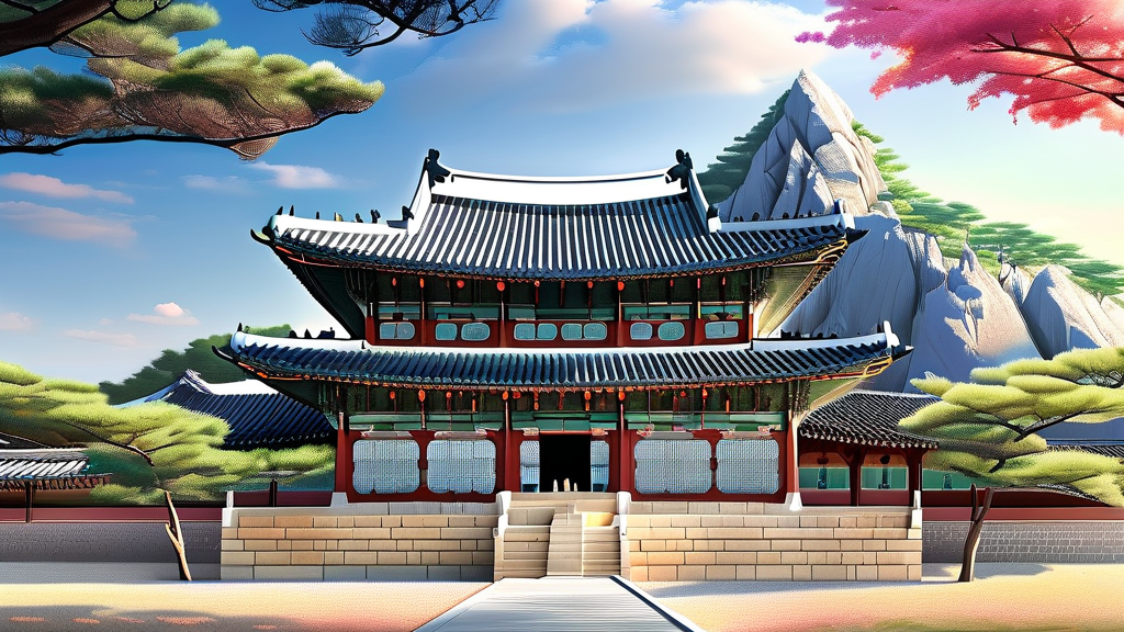 조선 왕들의 주요 업적 한눈에 보기 (realistic 스타일)