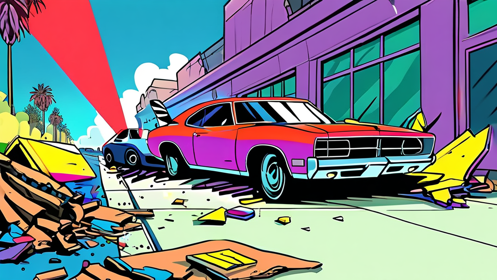 자동차 사고 시, ‘자동차상해’와 ‘자기신체사고’ 보장 비교 분석 (cartoon 스타일)