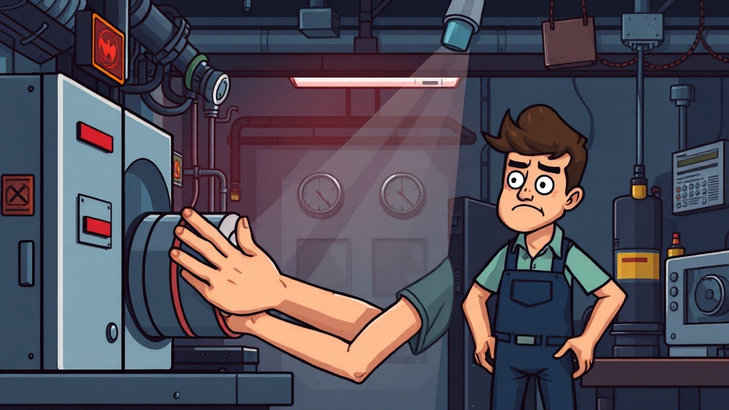 잇따른 산재 발생 (cartoon 스타일)