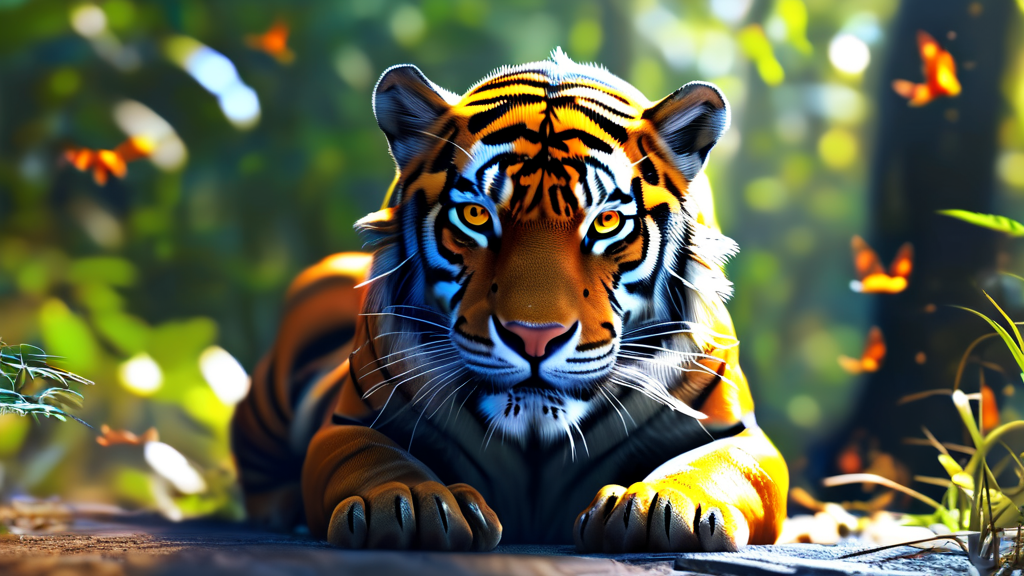 호랑이 연고의 역사와 유래 (realistic 스타일)