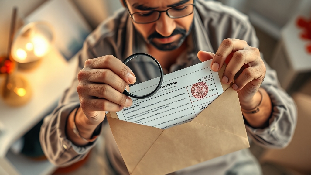 환급금 수령 시 유의사항 (realistic 스타일)