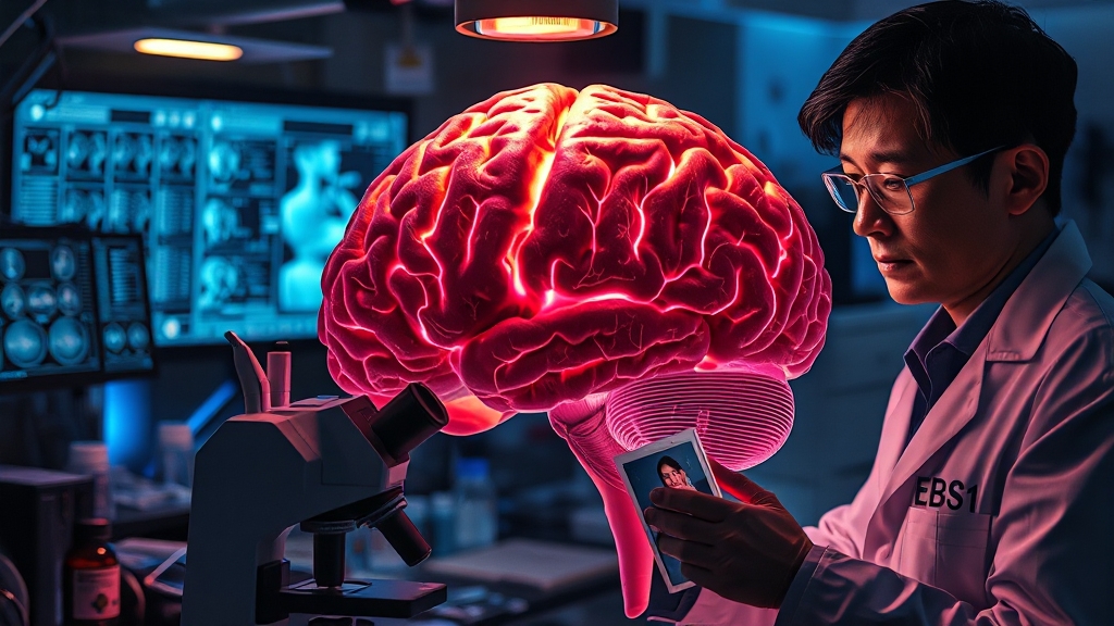 EBS 명의, 자가면역 뇌염 방송 안내 (realistic 스타일)