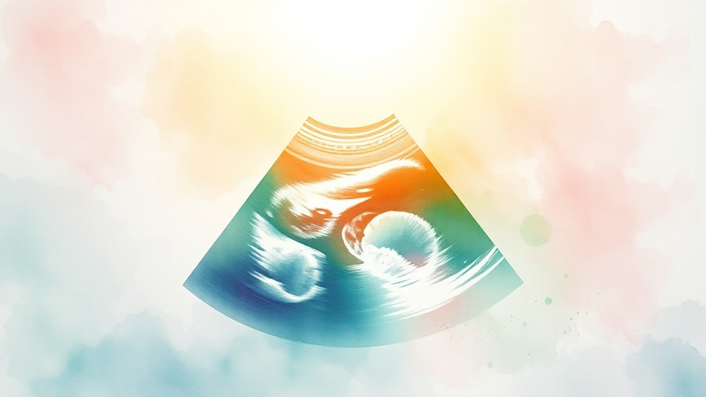 경동맥 초음파, 왜 중요할까요? (watercolor 스타일)