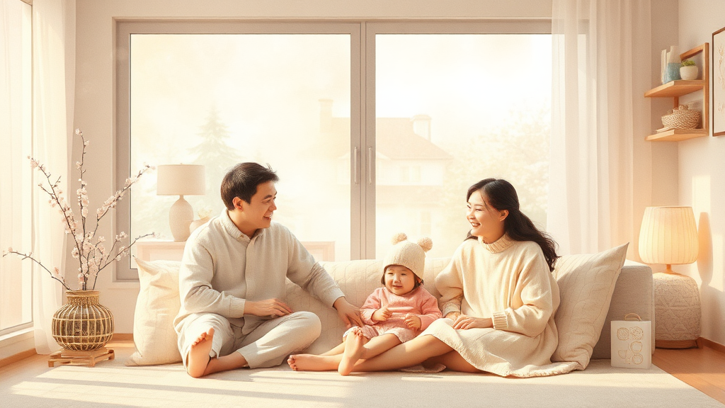 온돌 모드 최적 온도 설정 (watercolor 스타일)