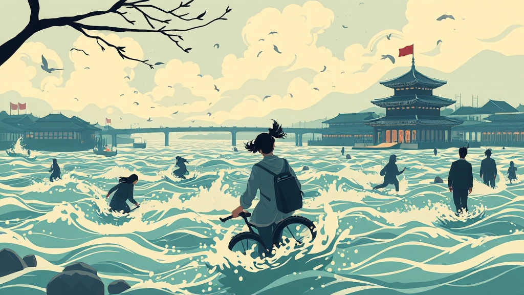 드라마 ‘탁류’ 소개 (illustration 스타일)