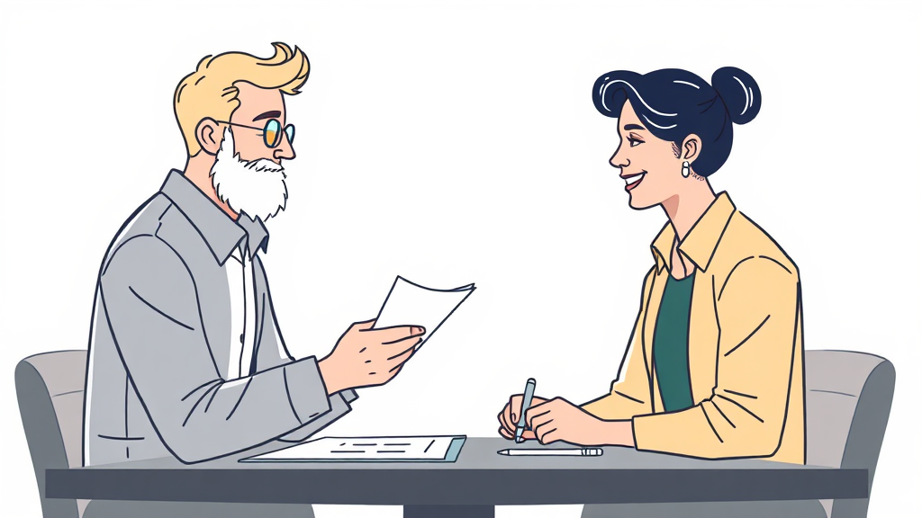 원만한 합의를 위한 소통 (illustration 스타일)